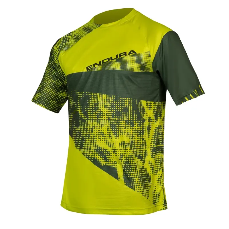 Endura SingleTrack Dots LTD Jersey in Green