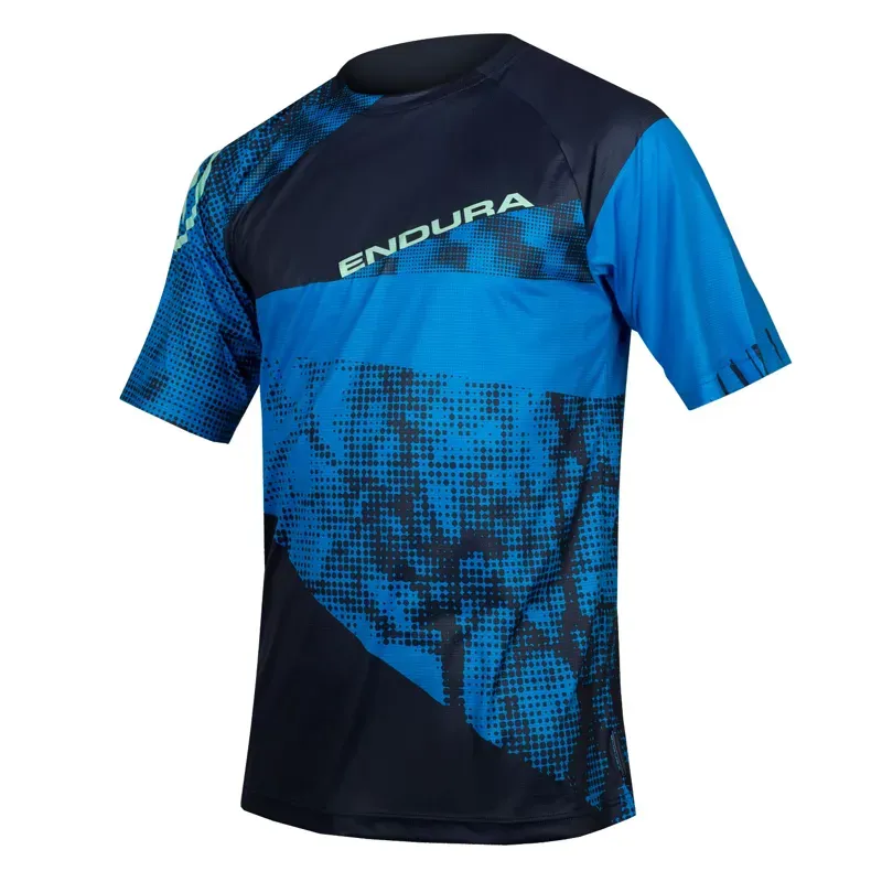 Endura SingleTrack Dots LTD Jersey  in Blue
