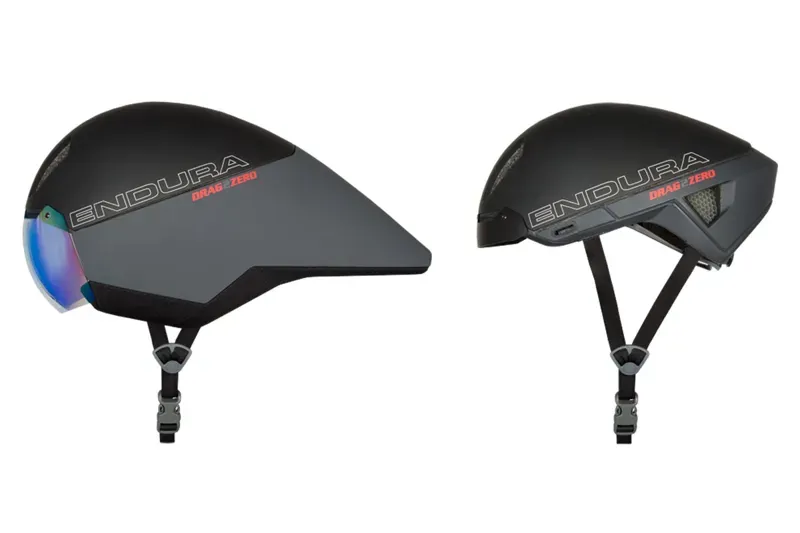 Endura D2Z Aeroswitch TT and Road Helmet in Black-6