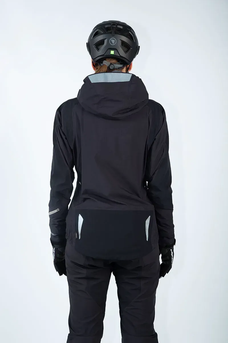 Endura MT500 Womens Waterproof Jacket in Black-2