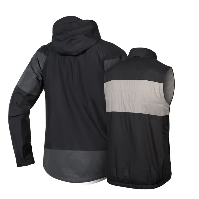 Endura Urban Luminite 3 In 1 Waterproof Jacket in Black-8