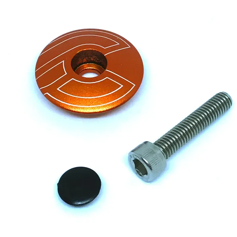 Cinelli Top Cap in Orange