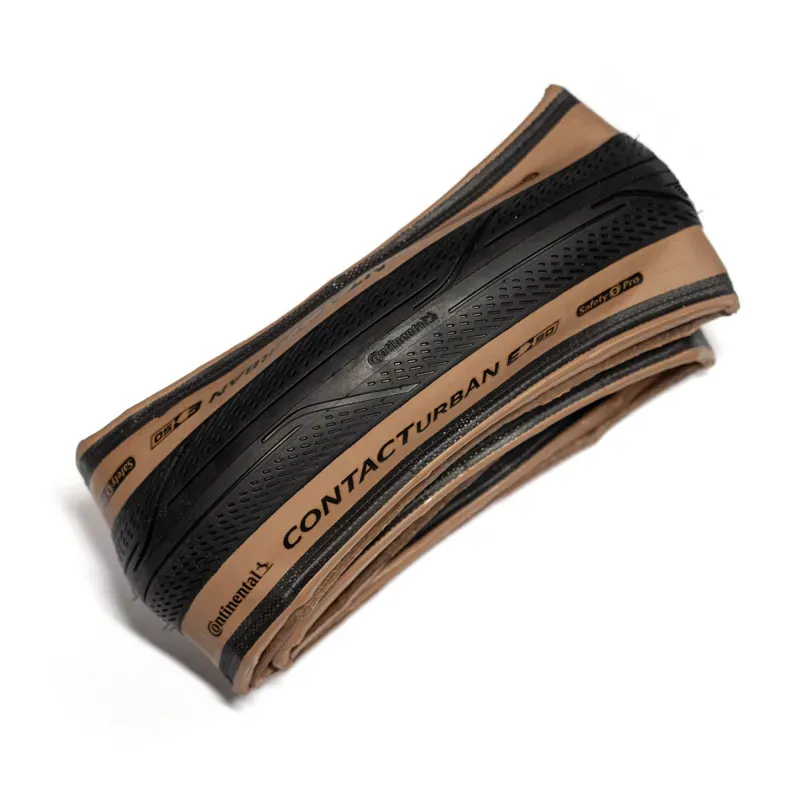 Continental Contact Urban Foldable Tyre 16x1.35-inch in Black/Brown-2