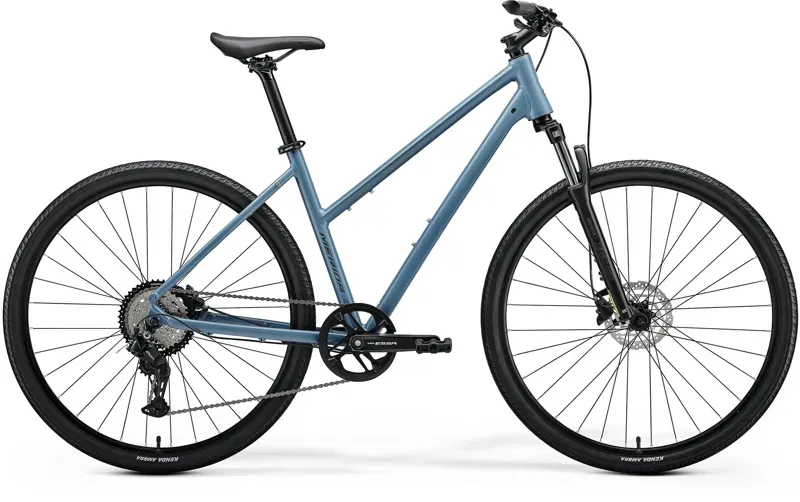 Merida Women's Crossway 20 Hybrid Bike in Dove Blue