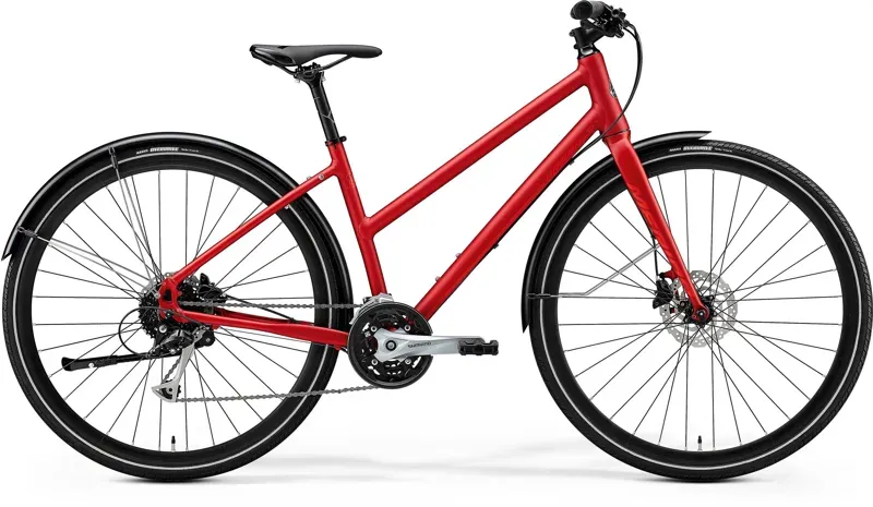 2020 Merida Crossway Urban 100 Womens Bike in Red