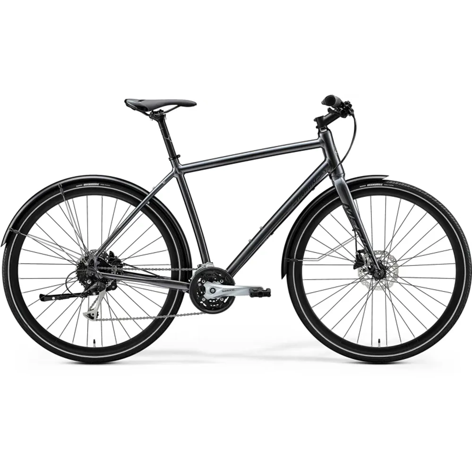 2020 Merida Crossway Urban 100 Hybrid Bike in Grey