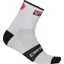 Castelli Rosso Corsa 6 Socks in White