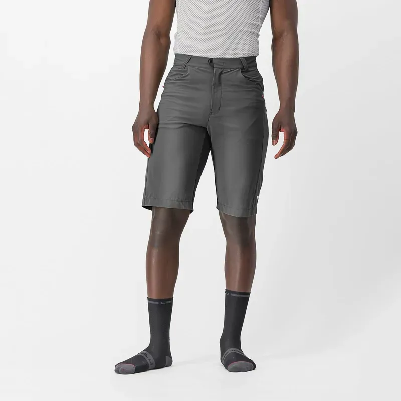Castelli Unlimited Baggy Shorts in Grey/Black