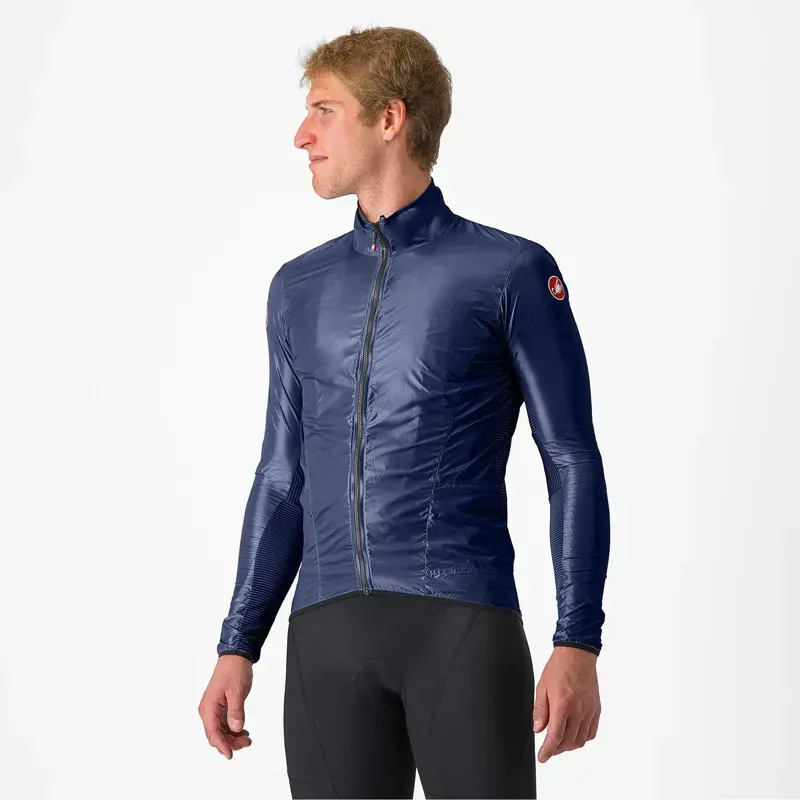 Castelli Aria Shell Jacket in Belgian Blue