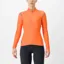 Castelli Tutto Nano RoS Women's Long Sleeve Jersey in Red Orange