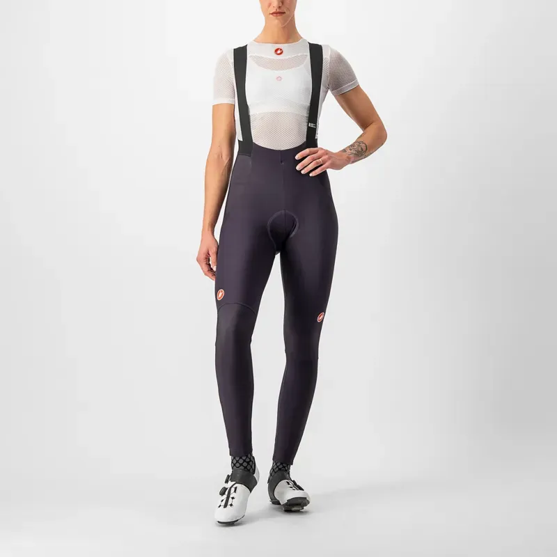 Castelli Sorpasso RoS Women's Bib Tights in Night Shade/Silver Reflex