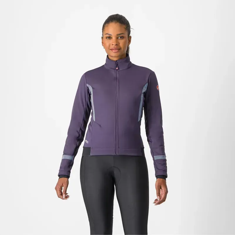 Castelli Dinamica 2 Women's Jacket in Night Shade/Silver Reflex