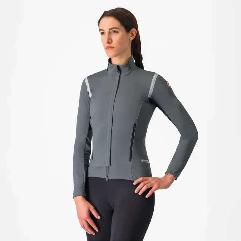 Castelli Perfetto RoS 2 Women's Jacket in Urban Grey/Silver Reflex