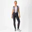 Castelli Velocissima DT Womens Bibtights in Black/Hibiscus