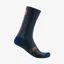Castelli Racing Stripe 18 Socks in Blue