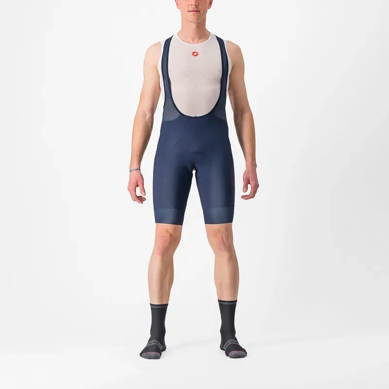 Castelli Entrata 2 Bib Shorts in Belgian Blue