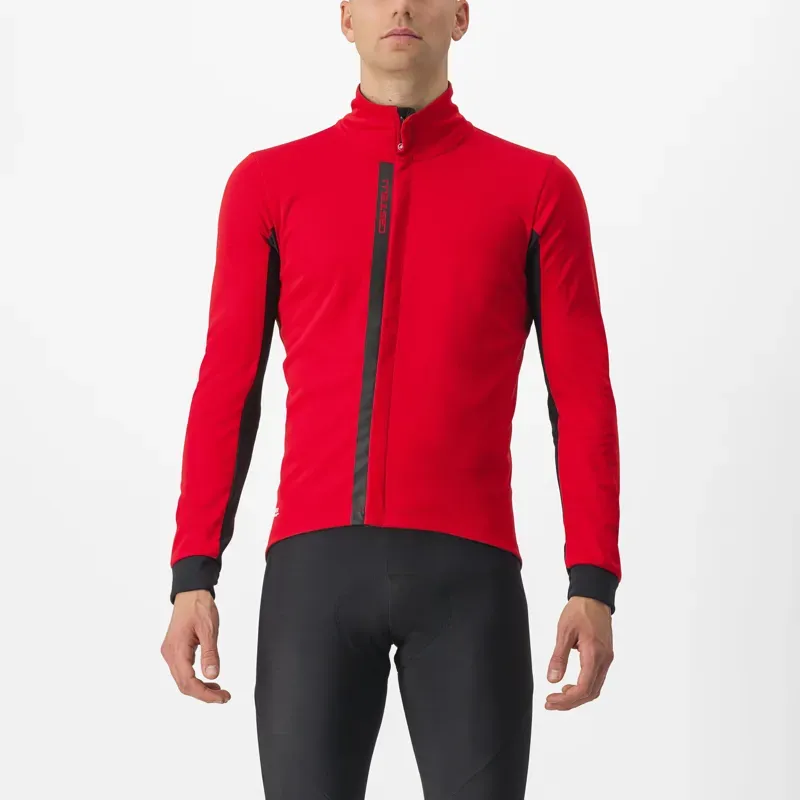 Castelli Entrata Jacket in Red/Black