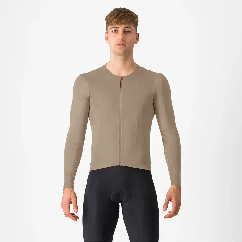 Castelli Fly Long Sleeve Jersey in Clay