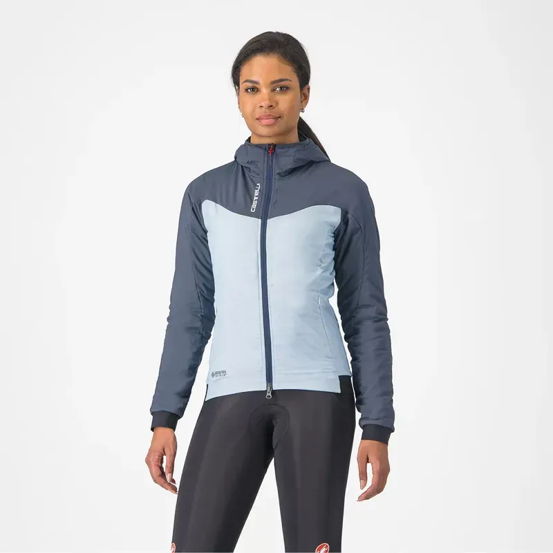 Castelli Fly Thermal Women's Jacket in Winter Sky/Twilight Blue