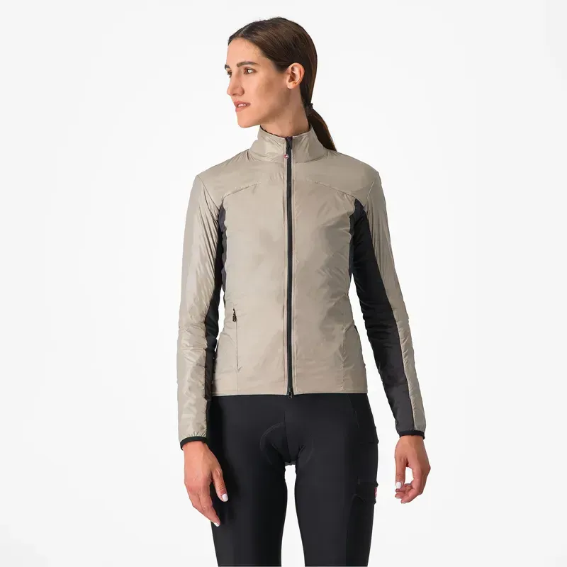 Castelli Unlimited 2 Women's Puffy Jacket in Clay/Dark Grey