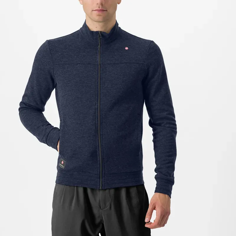 Castelli Vigorelli Track Jacket in Savile Blue