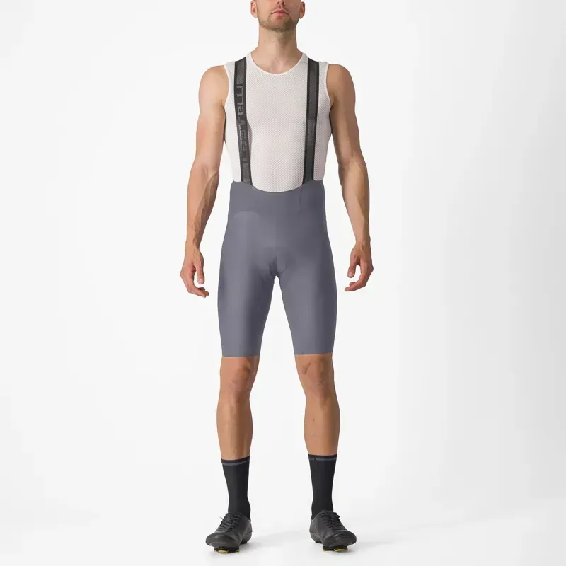 Castelli Espresso Bib Shorts in Smoky Grey