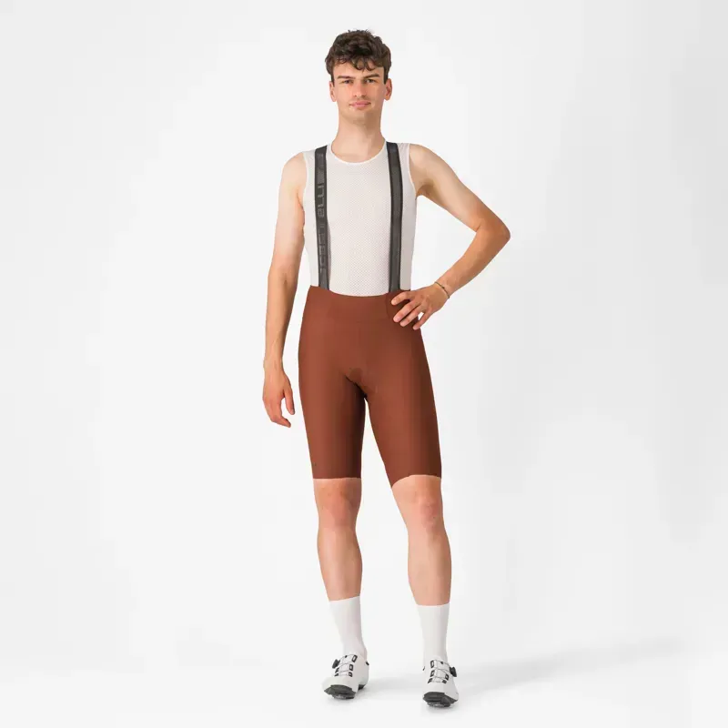 Castelli Espresso Bib Shorts in Mocha