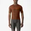 Castelli Prologo Lite Jersey in Mocha/Vivid Orange