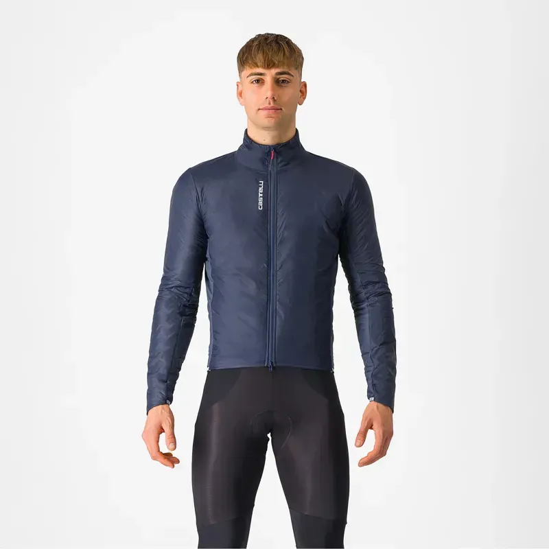 Castelli Fly Direct Jacket in Twilight Blue/Silver Grey