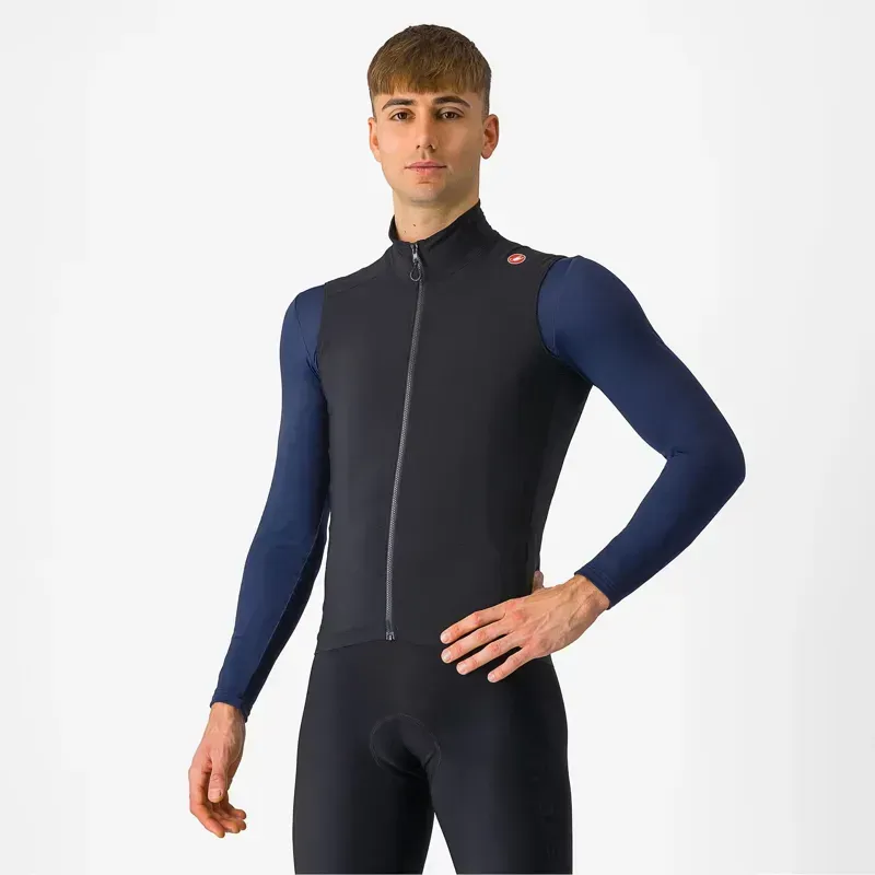 Castelli Espresso Men's Vest In Light Black