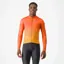 Castelli Unlimited Thermal Men's Jersey In Orange Rust/Goldenrod