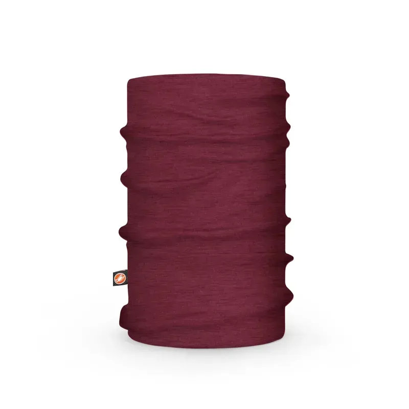 Castelli Merino Neck Warmer In Barbaresco Red