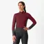 Castelli Perfetto Air Women's Jacket In Deep Bordeaux/Dark Grey