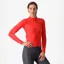 Castelli Espresso Thermal Women's Jersey in Hibiscus/Dark Grey