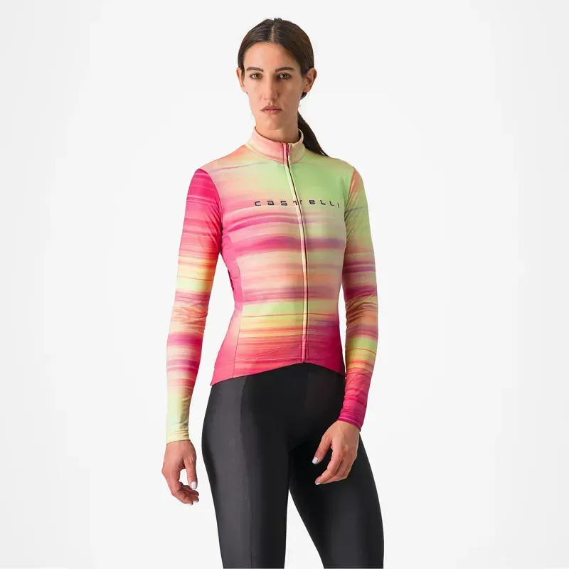 Castelli Phase Women's Jersey In Multicolour/Pink