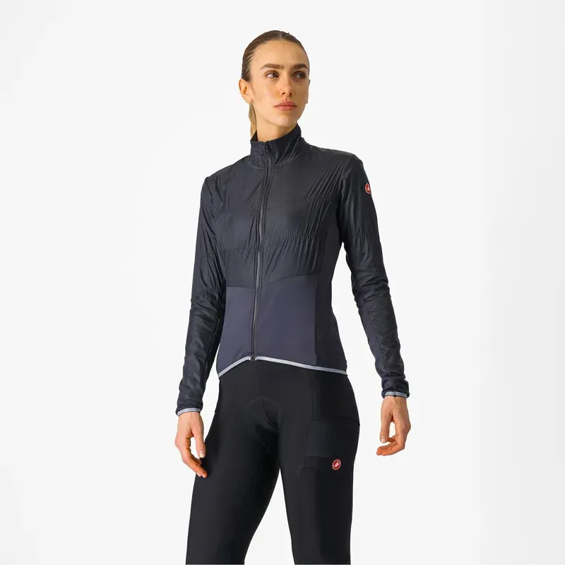 Castelli Unlimited Women's Jacket In Light Black/Dark Grey