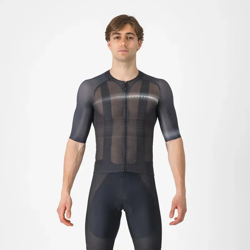 Castelli Climber's A/C Jersey in Black/Dark Grey