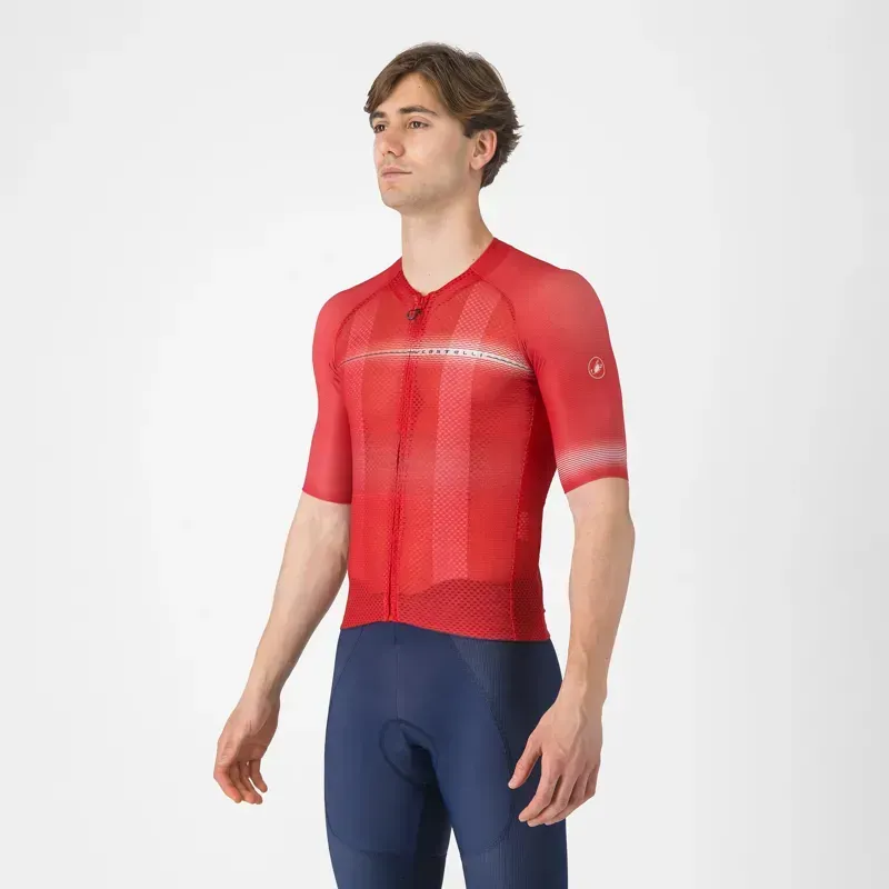 Castelli Climber's A/C Jersey in Red/Black