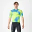 Castelli Vortice Jersey in Aquamarine/Electric Lime