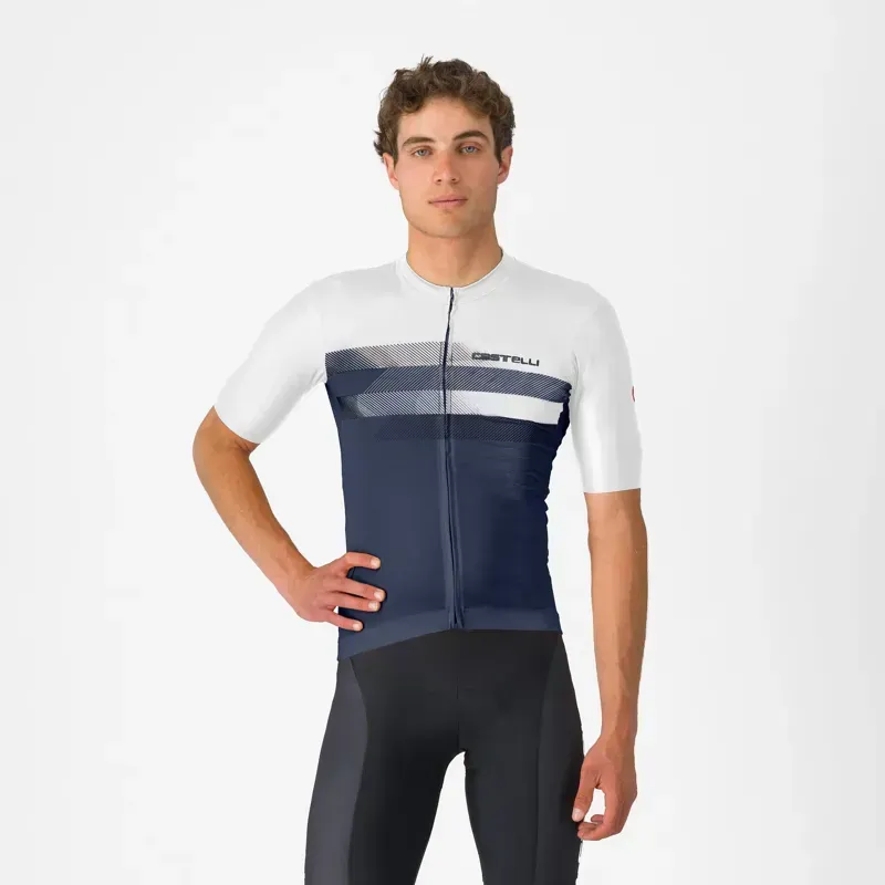 Castelli Simbolo Jersey in Belgian Blue/White