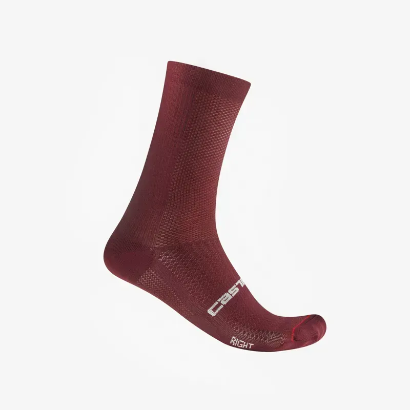 Castelli Espresso 18 Socks in Red