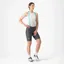 Castelli Prima 2 DT Women's Bib Shorts in Dark Grey/Pool Blue