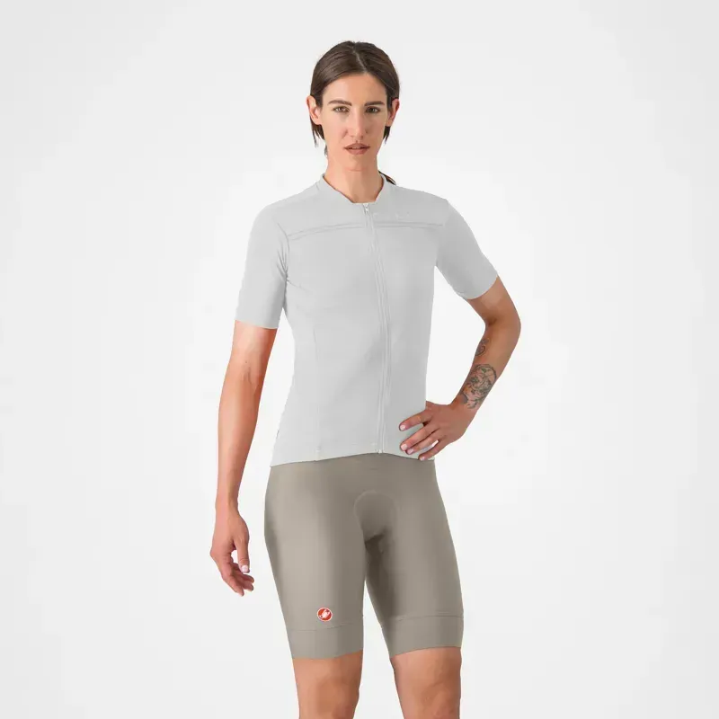 Castelli Prima 2 Women's Shorts in Clay/Ivory