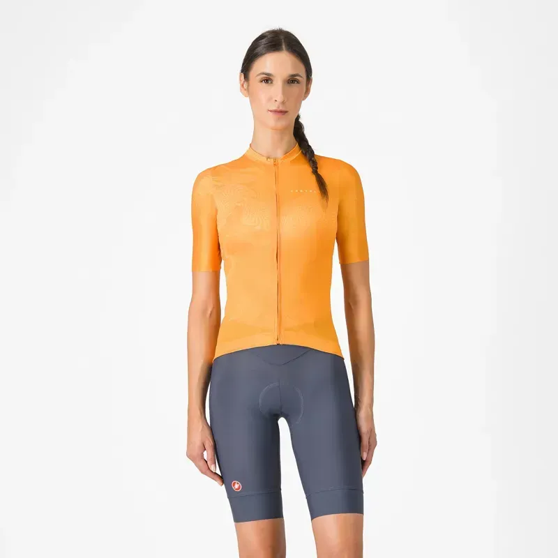 Castelli Prima 2 Women's Shorts in Twilight Blue/Hibiscus