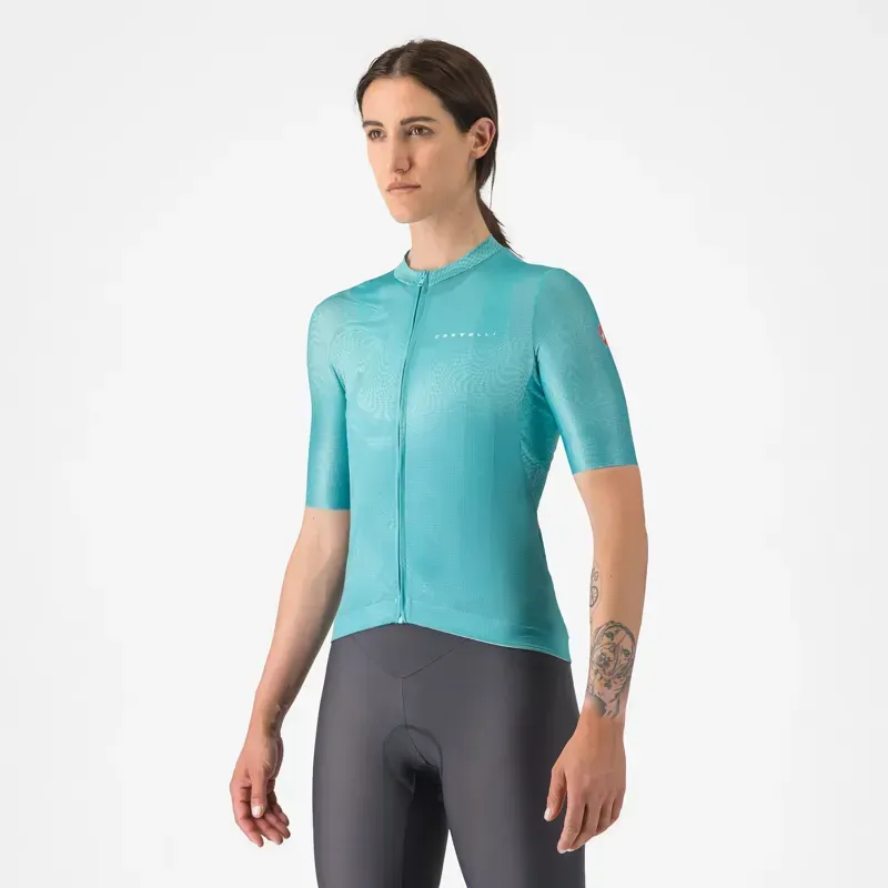 Castelli Fantasia Women's Jersey in Pool Blue