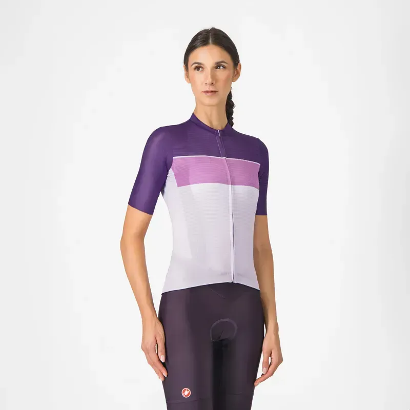 Castelli Elegante Women's Jersey in Orchid Petal/Hortensia/Purple