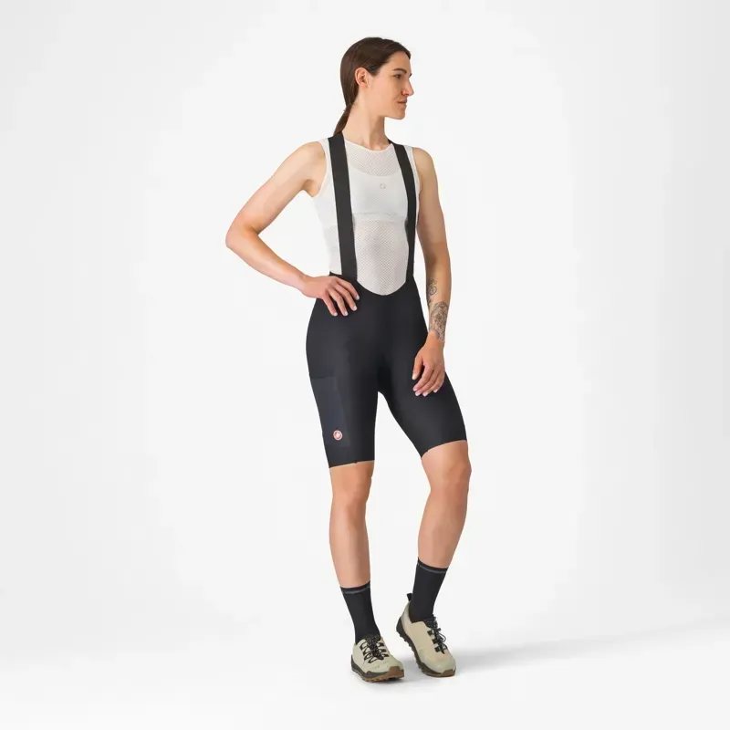Castelli Unlimited Endurance DT Women's Bib Shorts in Black
