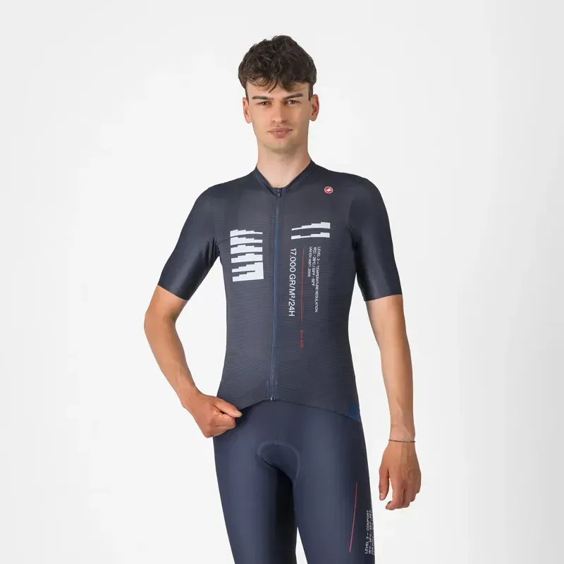 Castelli Espresso R-A/D Jersey in Twilight Blue