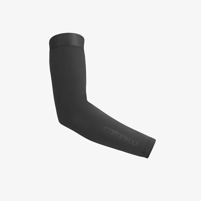 Castelli Espresso Arm Warmers in Light Black