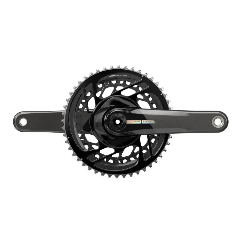 SRAM Force D2 DUB DM 50-37-tooth Crankset w/o BB in Black